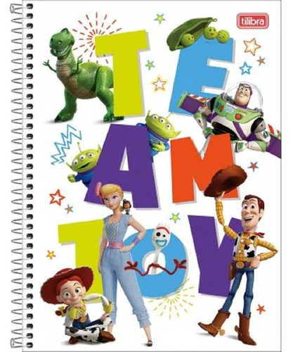 Caderno Universitário Capa Dura 80fl Toy Story B 1un Tilibra