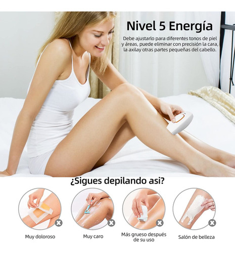 Para Para Ipl Depiladora De Luz Pulsada, Flashes Depilación