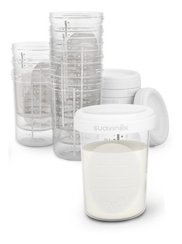 Vasos Almacenar Leche 10 Uds 0% Bpa Tienda Oficial Suavinex