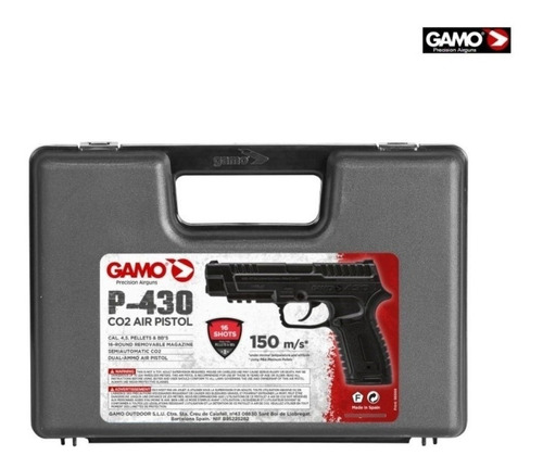 Imagen 4 de 8 de Pistola Aire Comprimido Gamo P-430 Co2 Dual + Balines Gamo