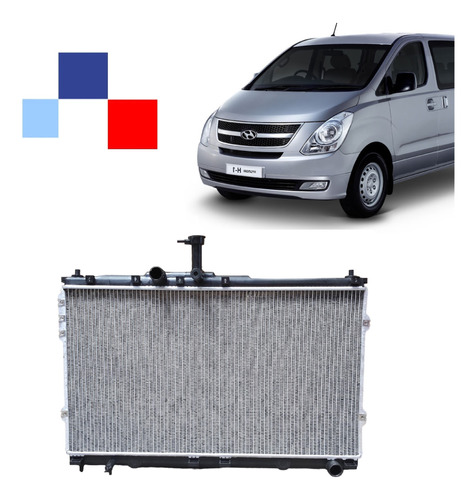 Radiador Agua Hyundai H1 2012-2020 Caja 6ta