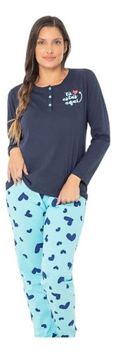 Pijama Invierno Liviano Oferta Estampado Bianca Secreta 8010