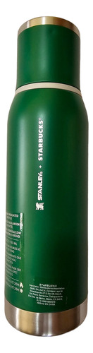 Termo Starbucks Coffe Acero Inoxidable Big Green 750ml.