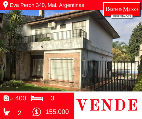 Casa 4 Ambientes Con Jardin Y Entrada De Auto En Venta