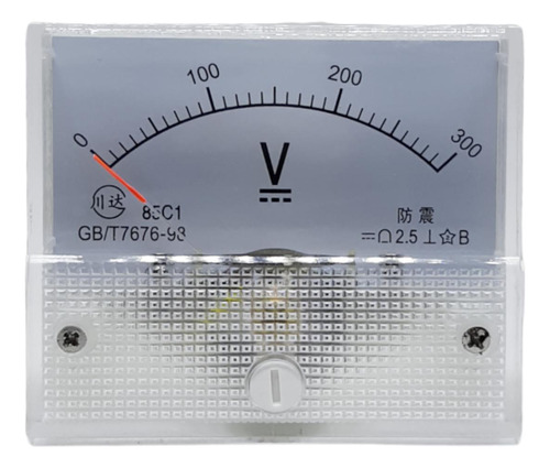 Voltímetro Analógico Model 85c1-v Tensão 300vdc