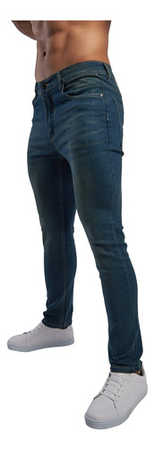 Pantalon De Mezclilla Para Hombre Jeans Stretch Chb Casual