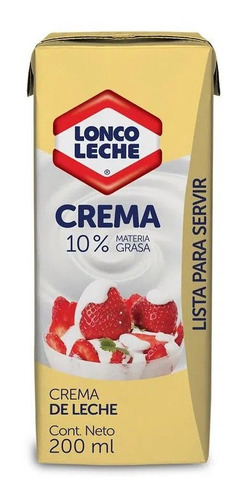 Crema De Leche Loncoleche 200 Ml(3 Unidad)-super