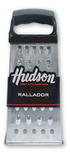 Rallador Manual Acero Inoxidable 4 Caras 22 Cm Hudson