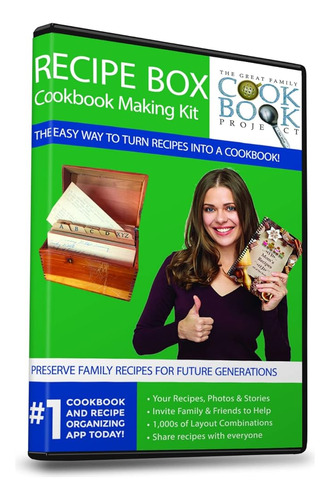 Kit Caja Recetas Para Hacer Libros Cocina Es Un Gran Regalo