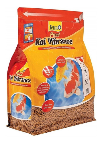 Imagen 3 de 7 de Tetra Pond Koi Vibrance 650gr Alimento Flote Color Carpas