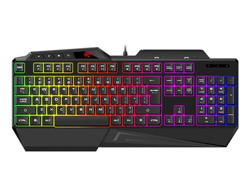 Teclado Havit Gamer Retroiluminado C/cable Usb