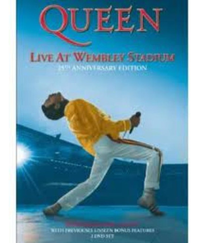 Queen Live At Wembley Anniversary Freddie Mercury - 2 Dvds