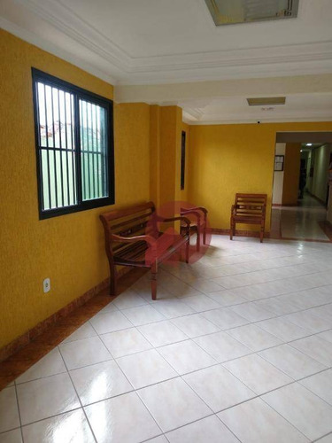 Imagem 3 de 12 de Apartamento Com 1 Dormitório À Venda, 49 M² Por R$ 190.000 - Vila Guilhermina - Praia Grande/sp - Ap3426