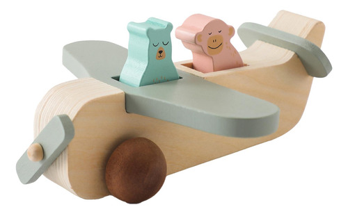 Juguetes De Aviones De Madera, Regalo Para Niños,