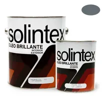 Comprar Pintura Oleo Brillante 500 Gris 565 1\u002F4 Galon Solintex
