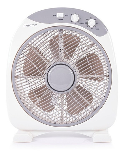 Ventilador Portatil 12'' 45 W Blanco