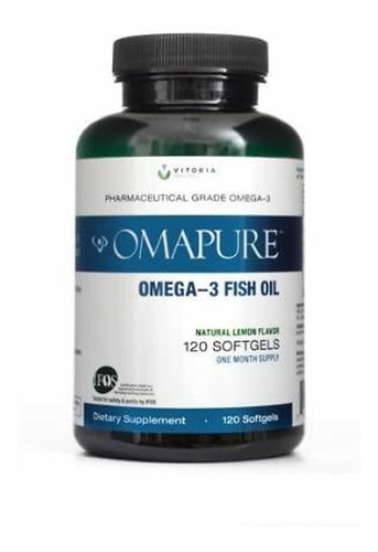 Omapure Omega 3 X 120 Capsulas Original Importado Usa