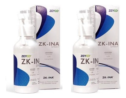 Spray Tópico Lidocaína 10% Zk-ina Zeyco ( 2 Pack )
