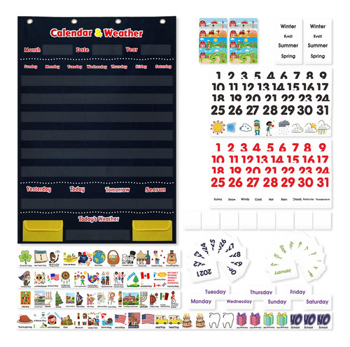 Gráfico De Bolso Do Calendário E Do Tempo Gráfico De