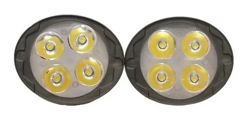 Faro Led Auxiliar Luz Blanca Off Road 12v 4led 12w Envios X2