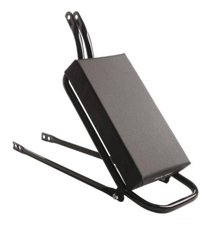 Imagem 3 de 4 de Bagageiro Garupa Bike Aço Tubo Grosso Mtb Aro 26 + Almofada-