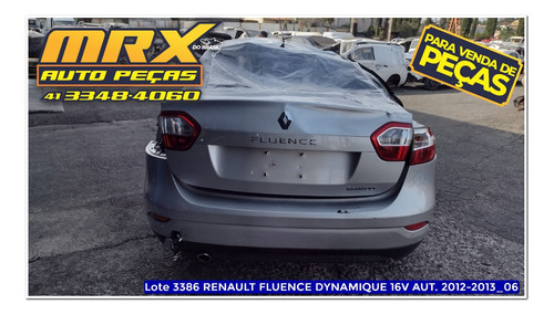 Sucata Renault Fluence Dynamique 2.0 16v Aut 2013 Pecas
