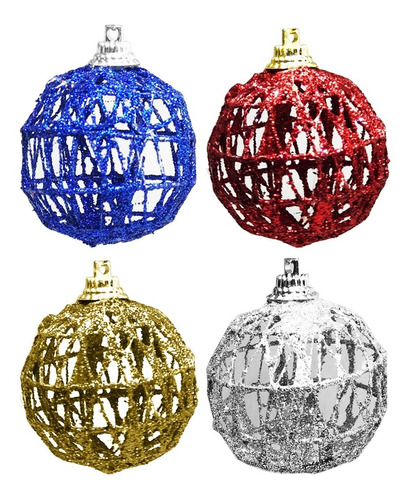 Bolas Navidad Set X4 Adorno Navidad Bolas Navidad Esferas