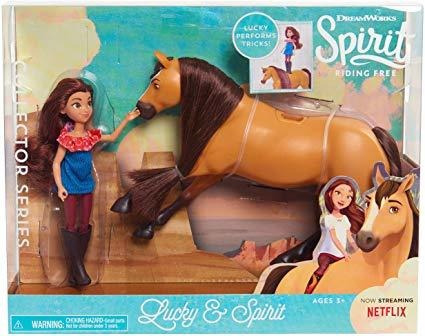 Montar Espíritu Libre Pequeña Muñeca Y Caballo Set - Lucky Y