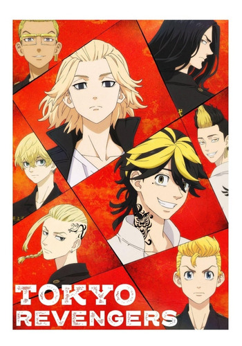 Poster Tokyo Revengers Anime Tokio 50x70cm