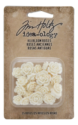 Reliquia De Embellishments De Tim Holtz Ideaology  Rosas 25