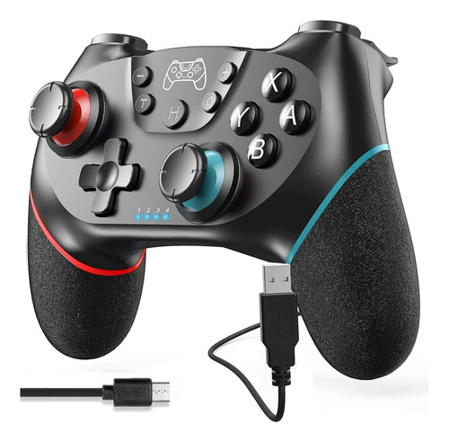 Control joystick inalámbrico AodoT Sb-002 Control Nintendo Switch negro