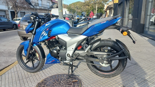 Imagen 17 de 24 de Tvs Rtr 160 New Model Azul Tipo Ns Fz Gixxer Motovega