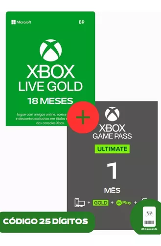 Game Pass Ultimate 12 Meses (25 Dígitos)