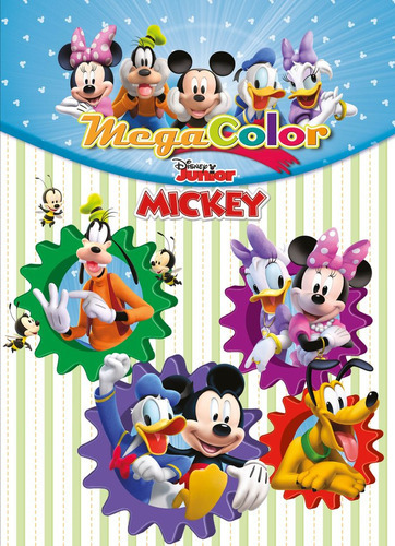 La Casa De Mickey Mouse. Megacolor, De Disney. Editorial Libros Disney, Tapa Blanda En Español