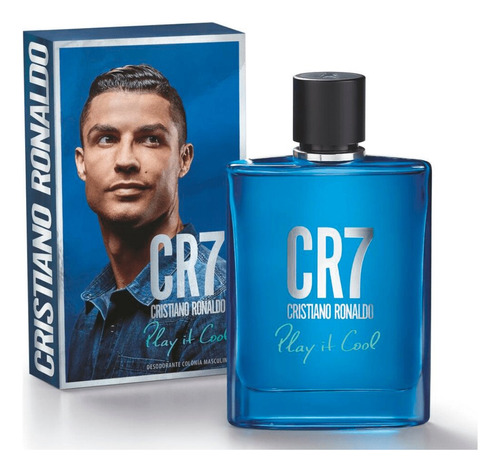 Colônia Masculina Cr7 Play It Cool 100ml Jequiti