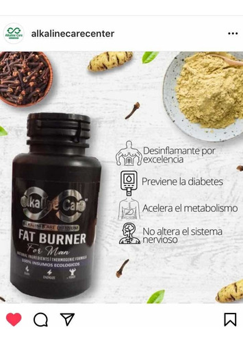 Fat Burner For Man 100 Cáps