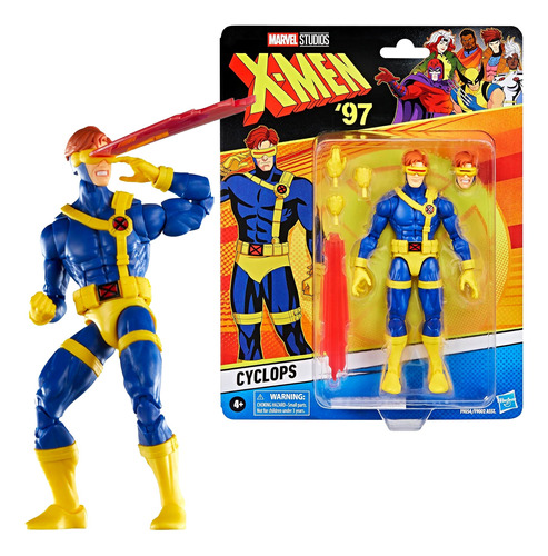 Figura Cyclops X Men 97 Marvel Legends Series Clasico Retro