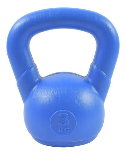 Pesas Rusas 3 Kg Pvc Kettlebell Pesa Rusa Crossfit