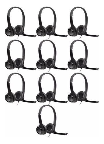 Auricular Head Set Logitech Clear Comfort Usb H390 Pack X10