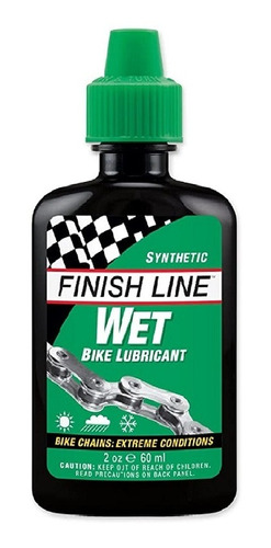 Lubricante Húmedo P/cadena Bicicleta 60ml Finish Line