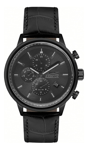 Reloj Slazenger Hombre Sl-9-6289-2-04 /jordy Color de la correa Negro