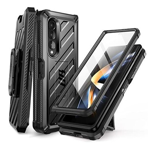 Funda Cuerpo Completo Para Samsung Z Fold 4 Supcase Negro