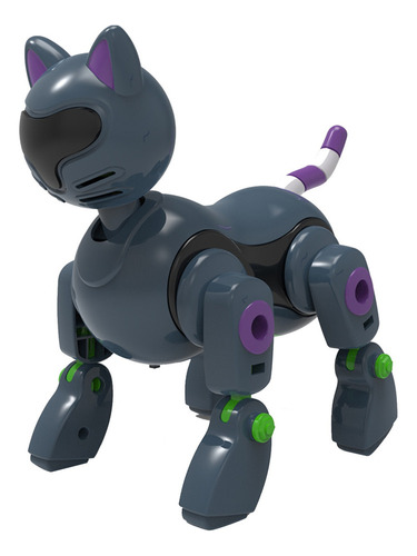 Robot Gato Juguete Para Niños Diy Mascota Juguete Interactiv