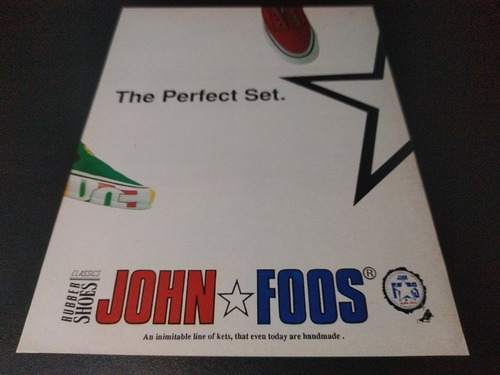 (pb988) Publicidad Clipping Zapatillas John Foos Promo 14
