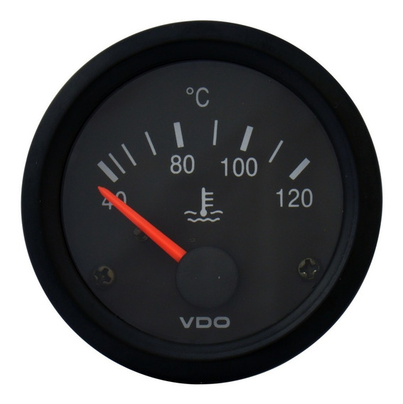 Vehículo De Temperatura VDO Calibre Cara Negra 40-120 ° C 12 voltios 310 030 002 C 