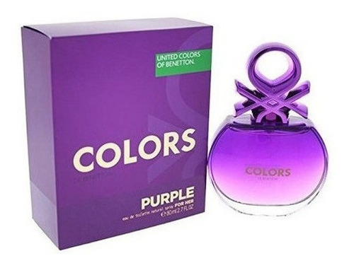 Benetton Colores Para Ella Morado Eau De Toilette