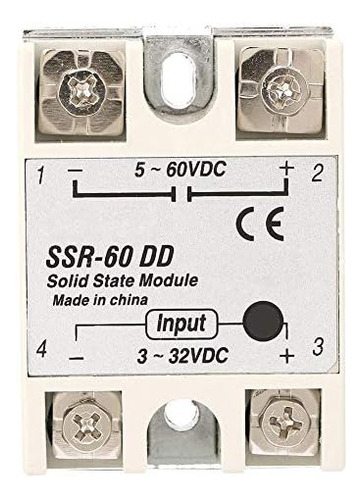 Ssr-60dd Dc-dc Control De Maquinaria Relé De Estado Sólido 6
