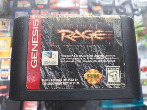 Primal Rage Para Sega Genesis 