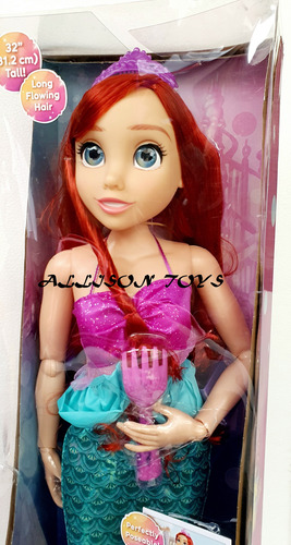 Princesa Ariel Gigante 81cm Articulada (Usado)