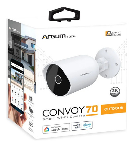 Cámara Qhd 2k Con Wi-fi Inteligente Convoy 70
